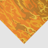Oranje Camo Tissuepapier (Detail)
