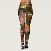 Oranje Camouflage Hunter-Leggings Leggings (Achterkant)