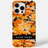 Oranje Camouflage Je naam personaliseren Case-Mate iPhone Case (Achterkant)