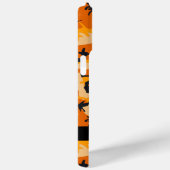 Oranje camouflage Jouw naam personaliseren Case-Mate iPhone Case (Achterkant / Rechts)