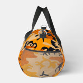 Oranje camouflage Jouw naam personaliseren Plunjezak (Rechts)