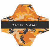 Oranje camouflage Jouw naam personaliseren Voetbal (Enkel)
