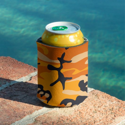 Oranje camouflage, leger blikjeskoeler (Insitu Zwembad)