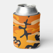 Oranje camouflage, leger blikjeskoeler (Blikje Voorkant)