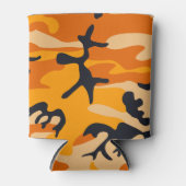 Oranje camouflage, leger blikjeskoeler (Voorkant)