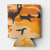 Oranje camouflage, leger blikjeskoeler (Achterkant)
