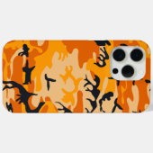 Oranje camouflage, leger Case-Mate iPhone case (Achterkant (horizontaal))
