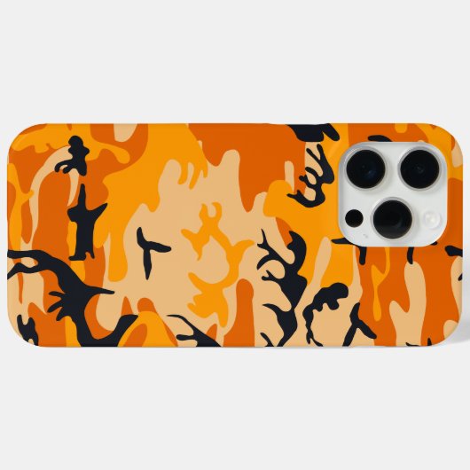 Oranje camouflage, leger Case-Mate iPhone case (Achterkant (horizontaal))