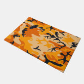 Oranje camouflage, leger deurmat (Schuin)