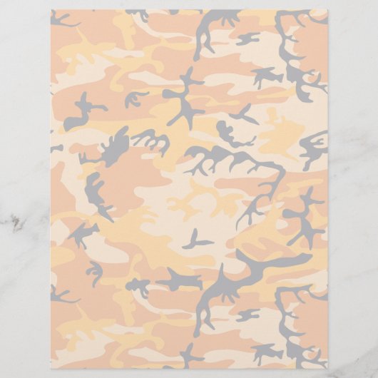 Oranje camouflage, leger flyer (Voorkant)