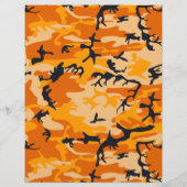 Oranje camouflage, leger flyer (Achterkant)