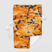 Oranje camouflage, leger golfhanddoek (Insitu)