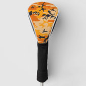 Oranje camouflage, leger golfheadcover (Voorkant)