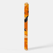 Oranje camouflage, leger iPhone hoesje (Rechterkant)