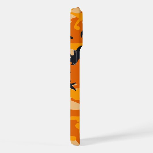 Oranje camouflage, leger iPhone hoesje (Rechterkant)