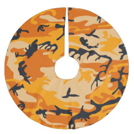 Oranje camouflage, leger kerstboom rok