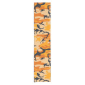 Oranje camouflage, leger korte tafelloper (Voorkant)