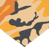 Oranje camouflage, leger korte tafelloper (Hoek)
