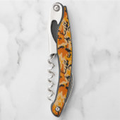 Oranje camouflage, leger kurkentrekker (Voorkant)