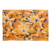 Oranje camouflage, leger kussensloop (Voorkant)