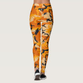 Oranje camouflage, leger leggings (Achterkant)