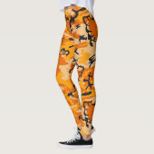 Oranje camouflage, leger leggings (Links)