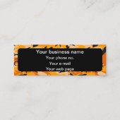 Oranje camouflage, leger mini visitekaartje (Voorkant)