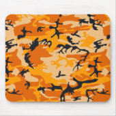 Oranje camouflage, leger muismat (Voorkant)