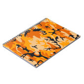 Oranje camouflage, leger notitieboek (Linkerzijde)