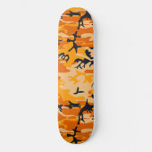 Oranje camouflage, leger persoonlijk skateboard (Voorkant)