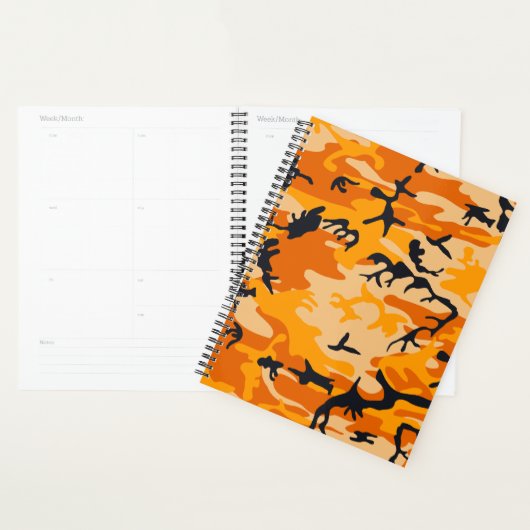 Oranje camouflage, leger planner (Display)