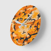 Oranje camouflage, leger ronde klok (Hoek)