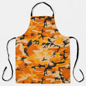 Oranje camouflage, leger schort (Voorkant)