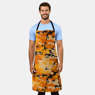 Oranje camouflage, leger schort