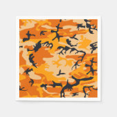 Oranje camouflage, leger servet (Voorkant)