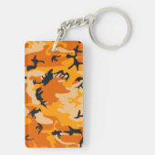 Oranje camouflage, leger sleutelhanger (achterkant)