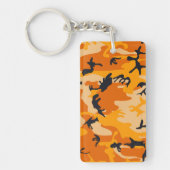 Oranje camouflage, leger sleutelhanger (Voorkant)
