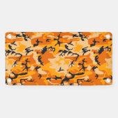 Oranje camouflage, leger spandoek (Horizontaal)