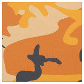 Oranje camouflage, leger stof (Close Up)