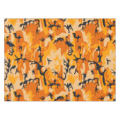 Oranje camouflage, leger tafelkleed (Voorkant (Horizontaal))