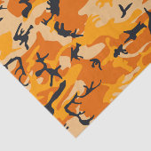 Oranje camouflage, leger tissuepapier (Detail)