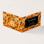 Oranje camouflage, leger visitekaartje (Buitenkant)