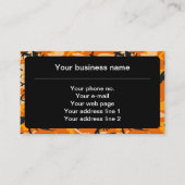 Oranje camouflage, leger visitekaartje (Voorkant)