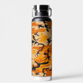 Oranje camouflage, leger waterfles (Achterkant)