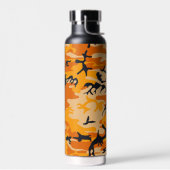 Oranje camouflage, leger waterfles (Links)