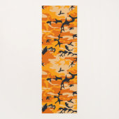 Oranje camouflage, leger yogamat (Achterkant)