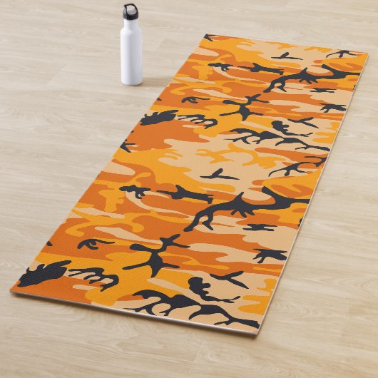 Oranje camouflage, leger yogamat (In situ)