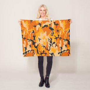 Oranje Camouflage, Militair, Leger Fleece Deken