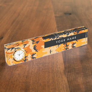 Oranje camouflage, militair, leger naambordje