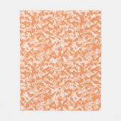 Oranje Camouflage-patroon voor het leger Fleece Deken (Voorkant)